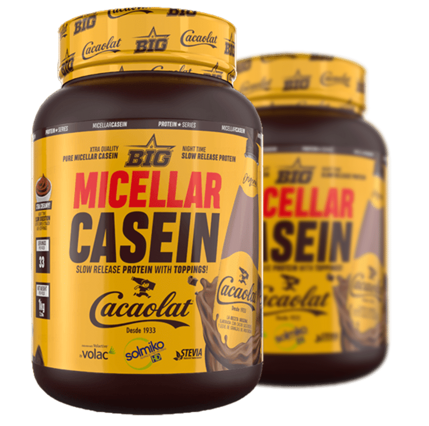 caseina con toppings cacaolat de big proteina lenta absorcion