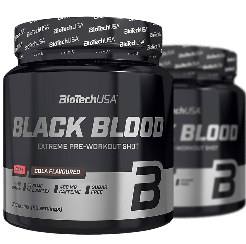 Black blood preentreno sabor arandanos extra cafeina